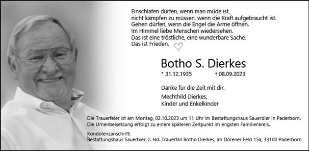 Botho S. Dierkes