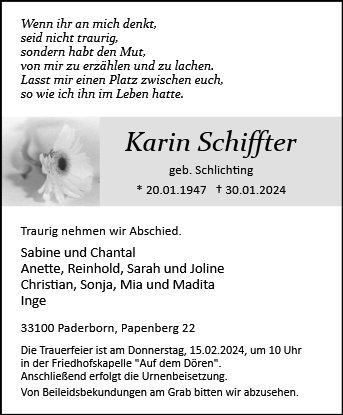 Karin Schiffter