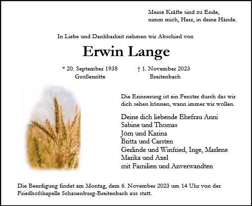 Erwin Lange