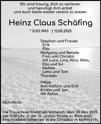 Heinz Claus Schäfing