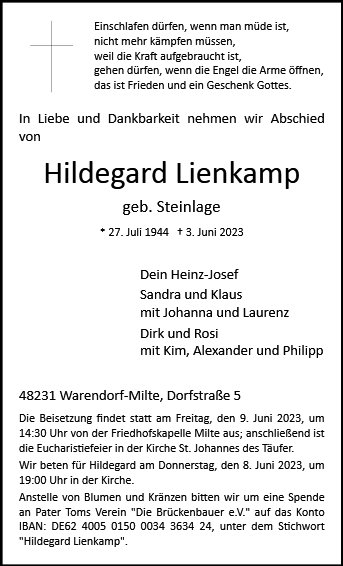 Hildegard Lienkamp