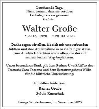 Walter Große