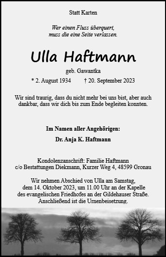 Ursula Haftmann