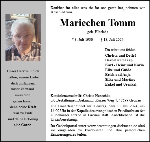 Mariechen Tomm