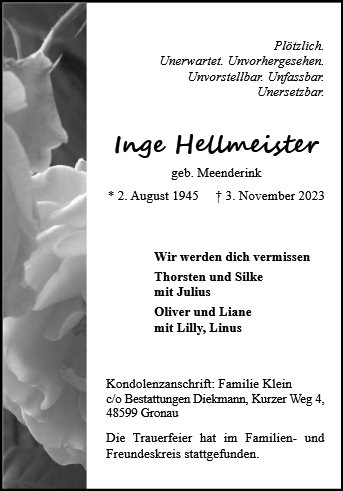 Inge Hellmeister