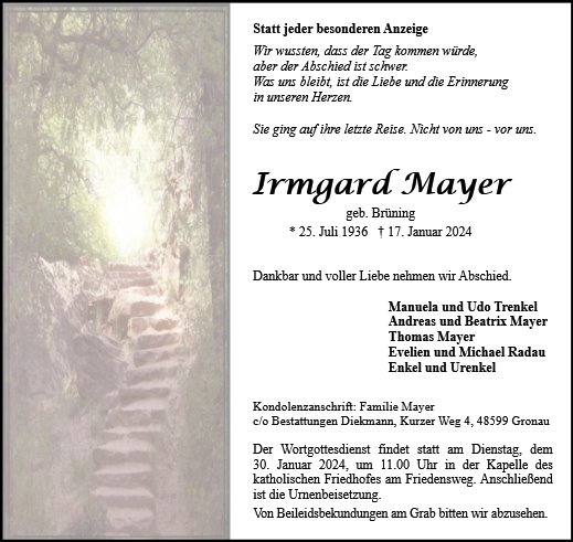 Irmgard Mayer