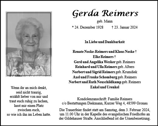 Gerda Reimers