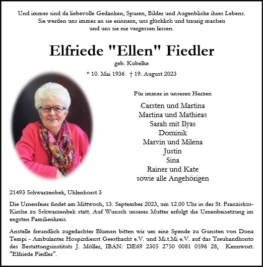 Elfriede Fiedler