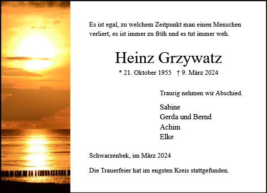 Heinz Grzywatz