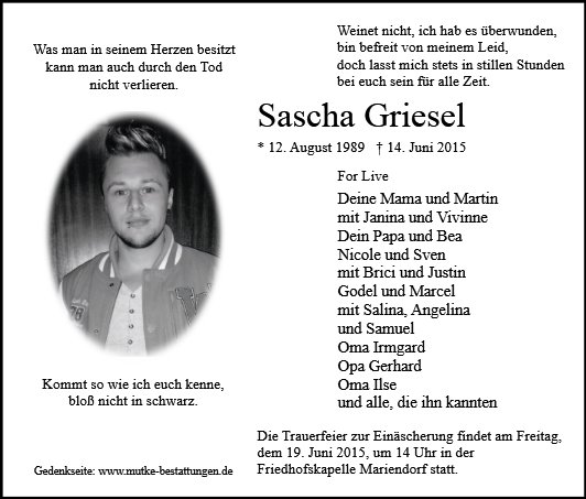Sascha Griesel