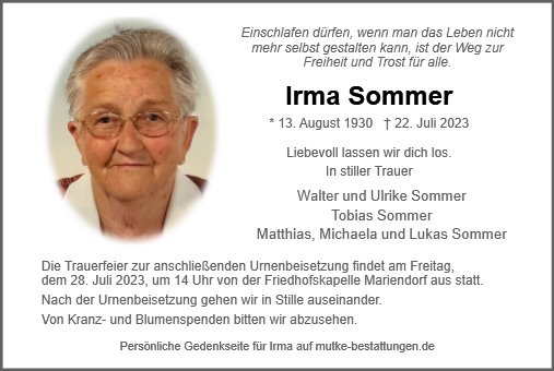 Irma Sommer
