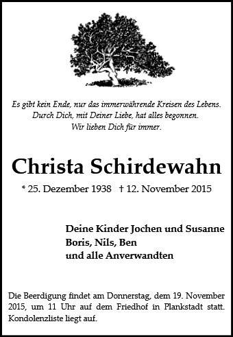 Christa Schirdewahn