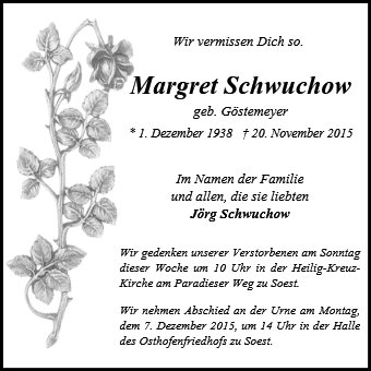 Margret Schwuchow