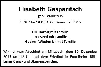 Elisabeth Gasparitsch