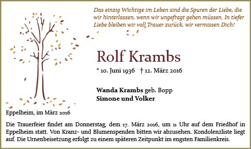 Rolf Krambs