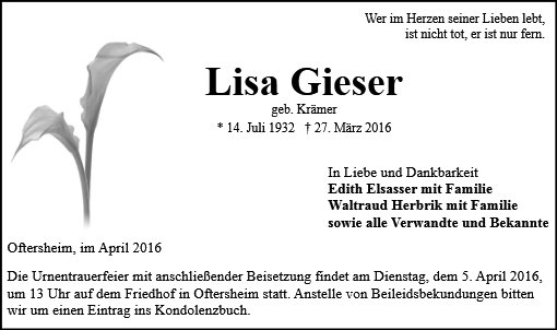 Lisa Gieser