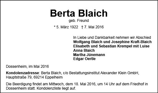 Berta Blaich
