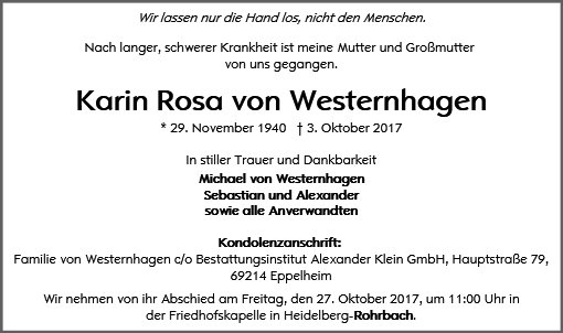 Karin von Westernhagen