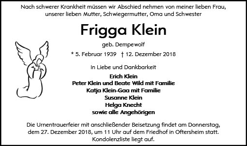 Frigga Klein
