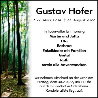 Gustav Hofer