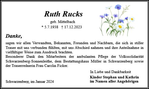 Ruth Rucks