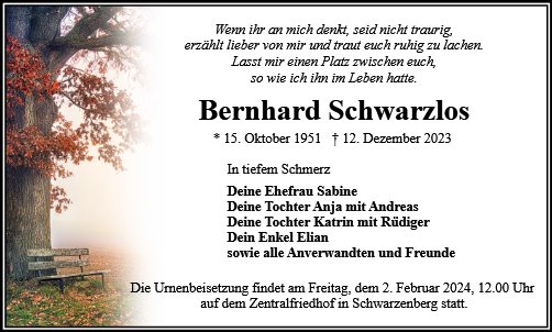 Bernhard Schwarzlos