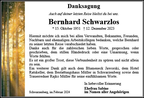 Bernhard Schwarzlos