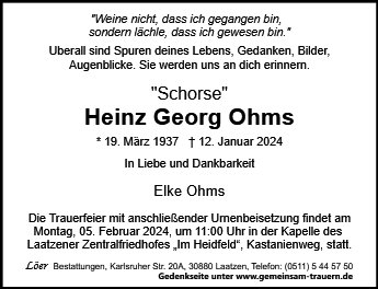 Heinz Georg Ohms