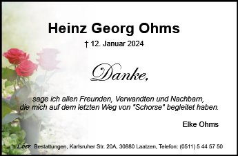 Heinz Georg Ohms