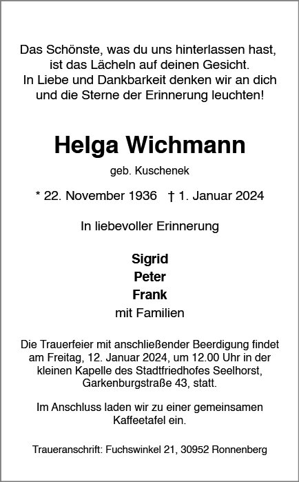 Helga Wichmann