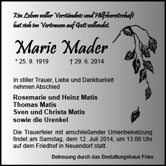Marie Mader