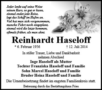 Reinhardt Haseloff