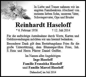 Reinhardt Haseloff