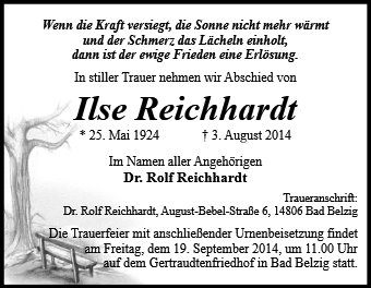 Ilse Reichhardt