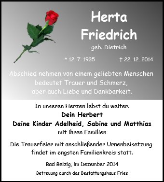Herta Friedrich