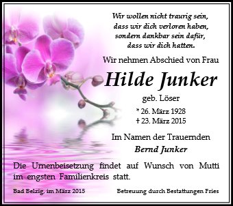 Hildegard Junker