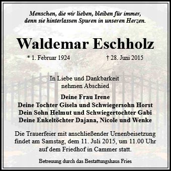 Waldemar Eschholz