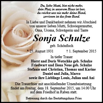 Sonja Schulze