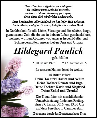 Hildegard Paulick