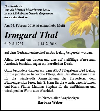 Irmgard Thal