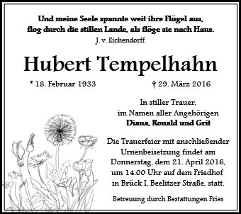 Hubert Tempelhahn