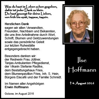 Ilse Hoffmann
