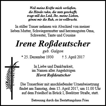 Irene Roßdeutscher