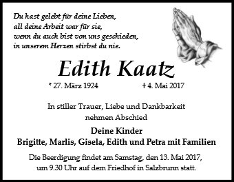 Edith Kaatz