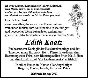 Edith Kaatz