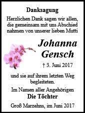 Johanna Gensch