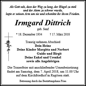 Irmgard Dittrich