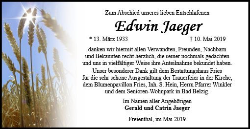 Edwin Jaeger