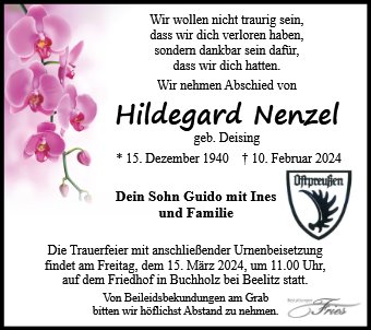Hildegard Nenzel