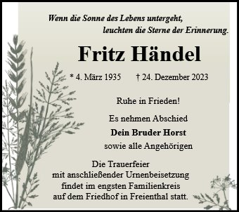 Fritz Händel